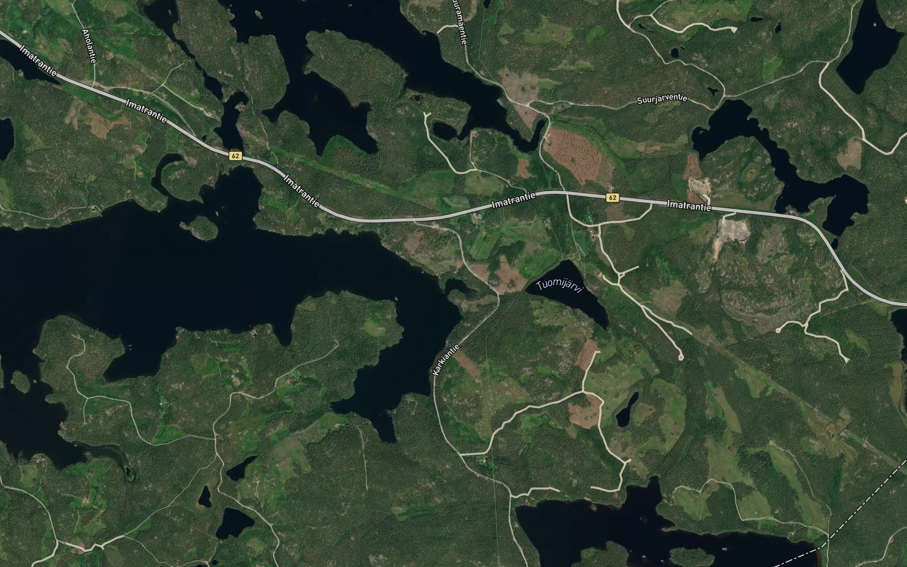 Satellite map of the Paalampi