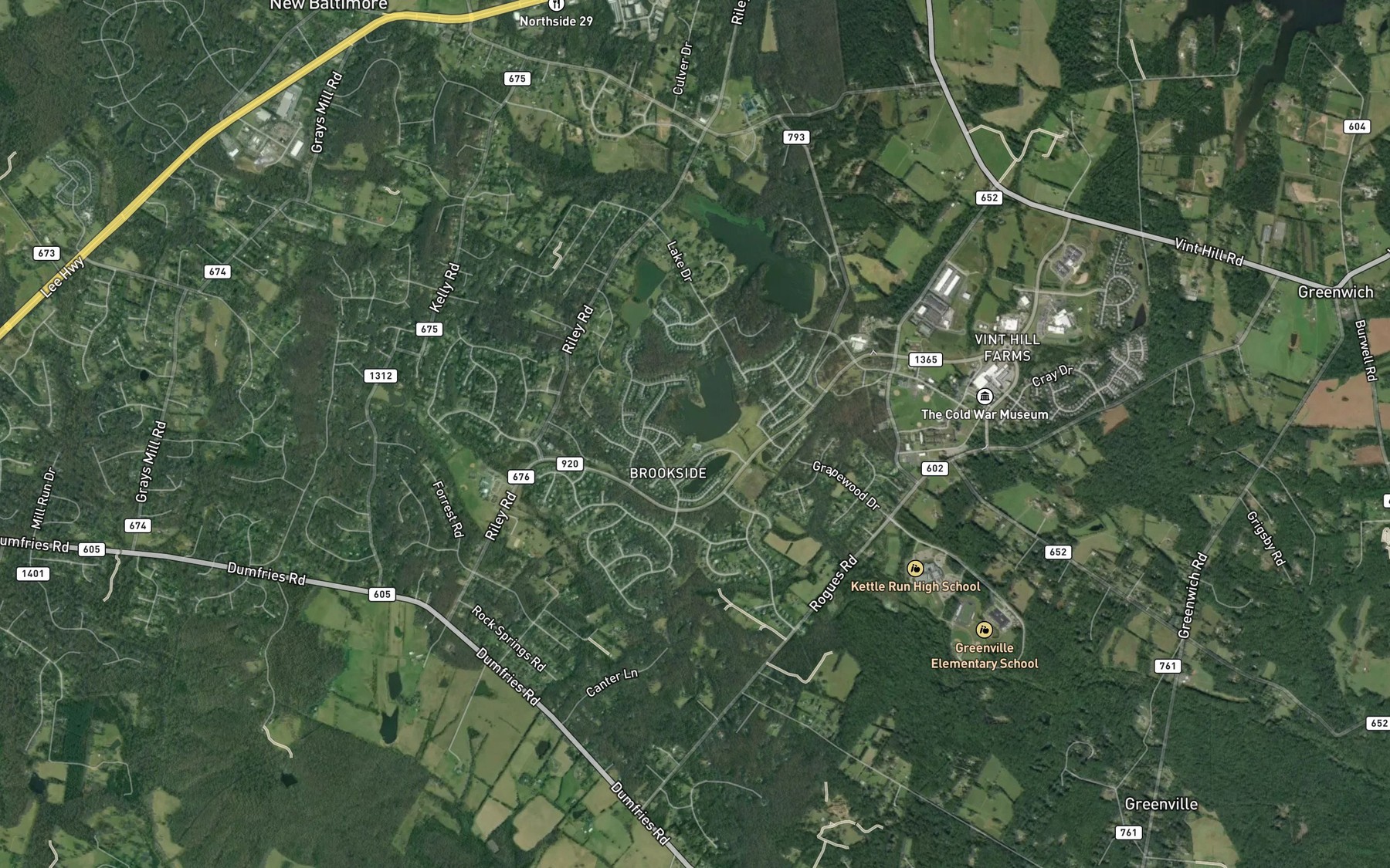 Satellite map of the Spot 2