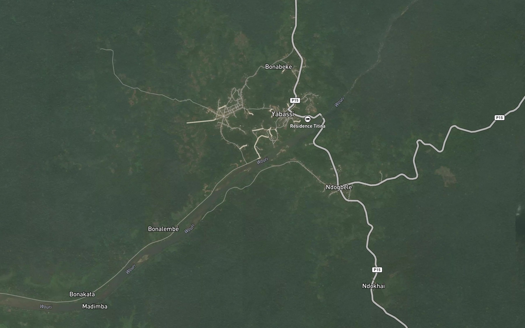 Satellite map of the Tia
