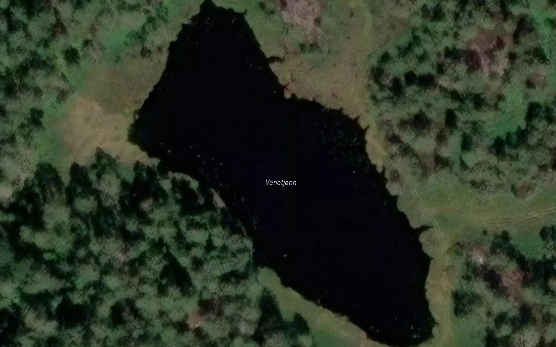 Satellite map of the Venetjonn