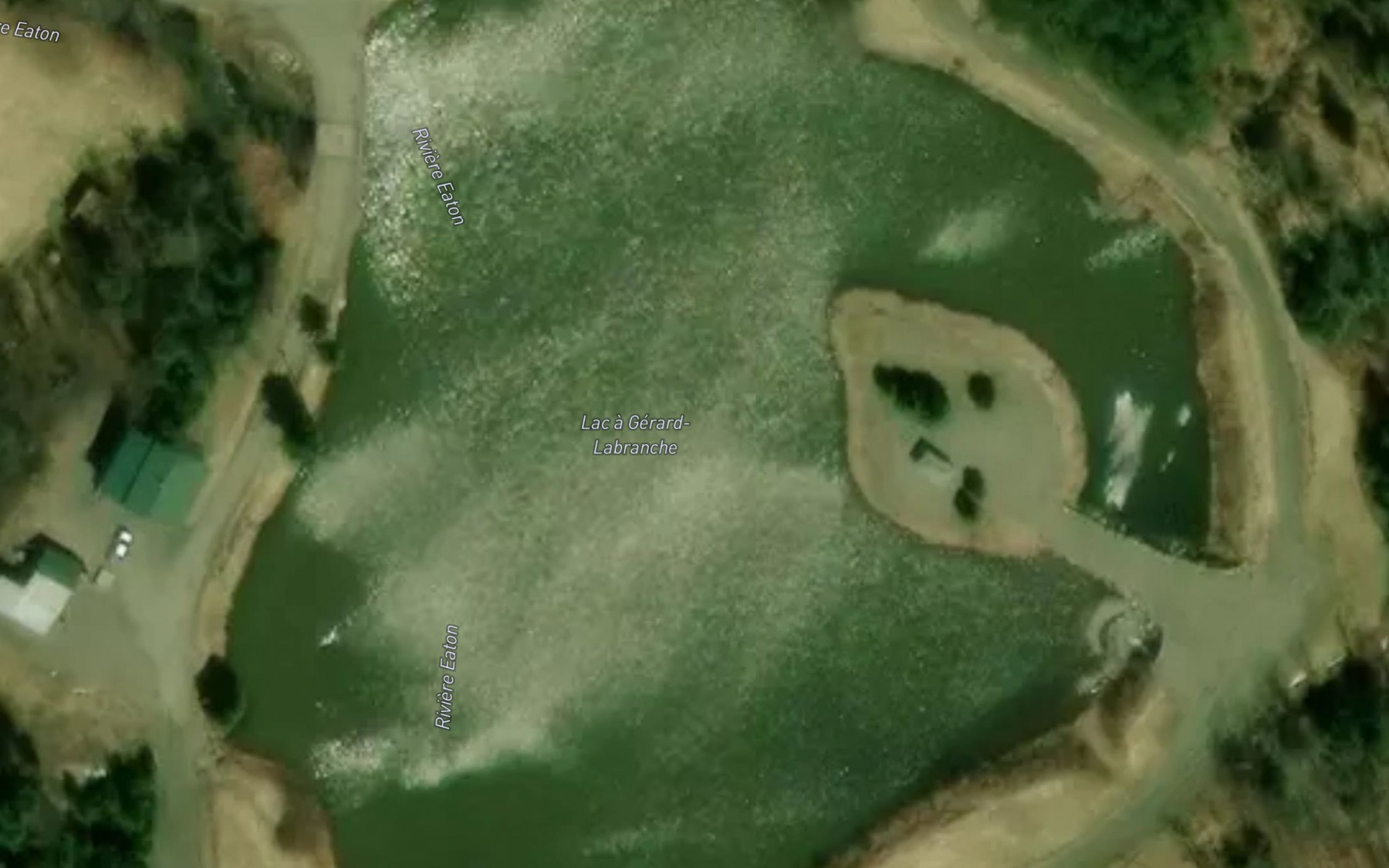 Satellite map of the Lac aGerard-Labranche