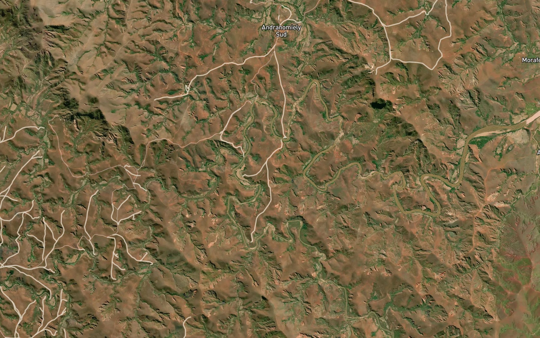 Satellite map of the Manambolo