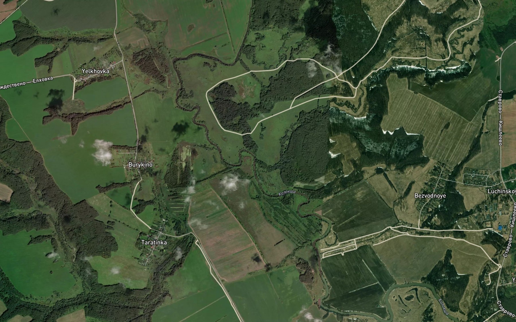 Satellite map of the Semiga