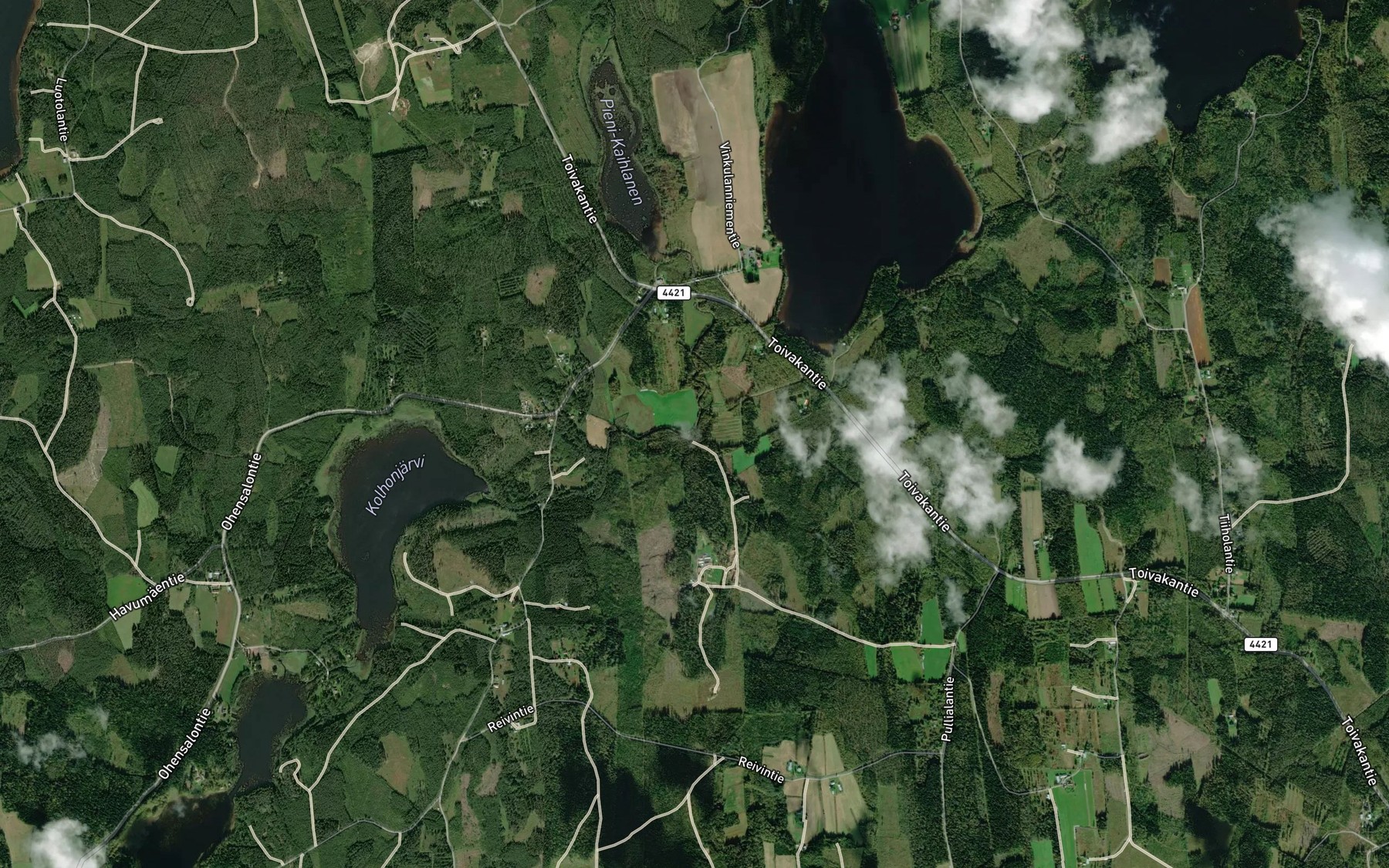 Satellite map of the Haarapuru