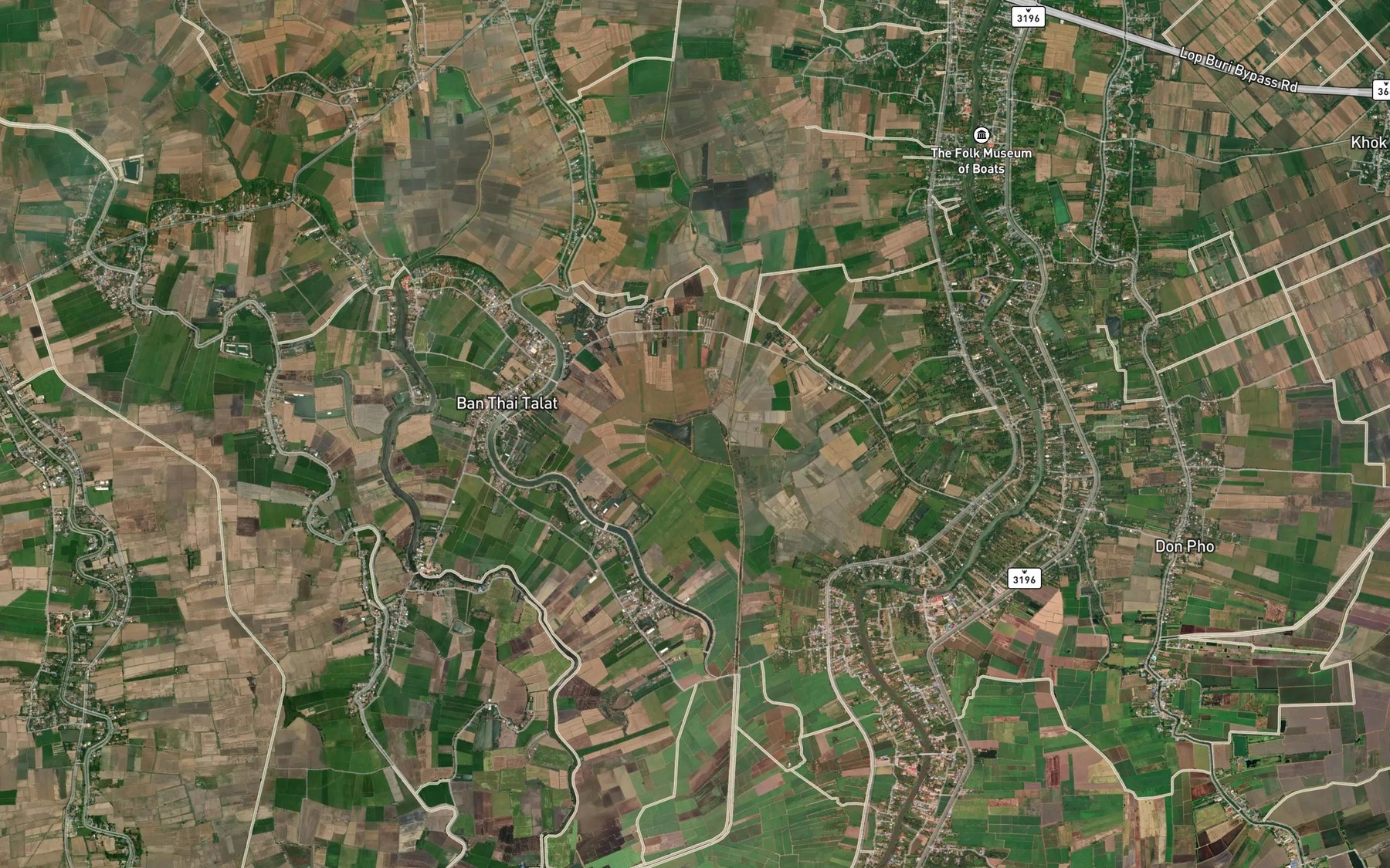 Satellite map of the Nong Krachon