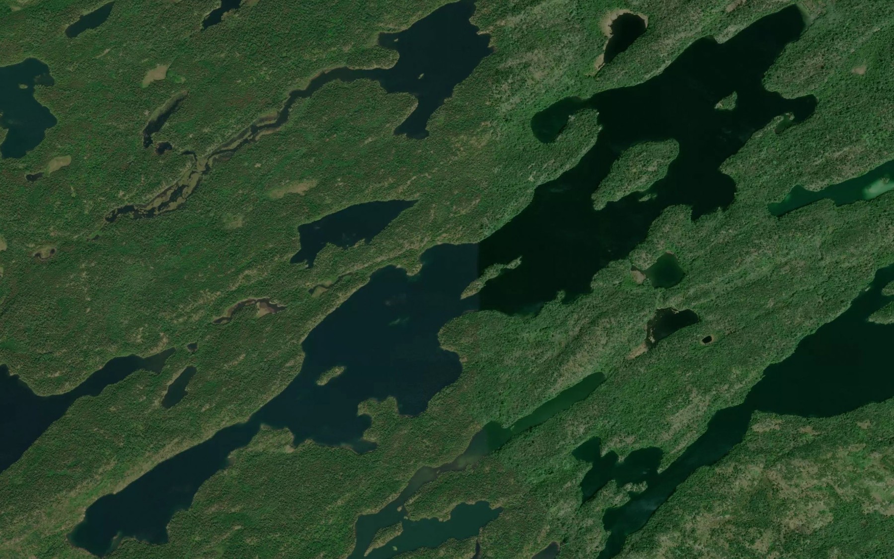 Satellite map of the That Man Lake