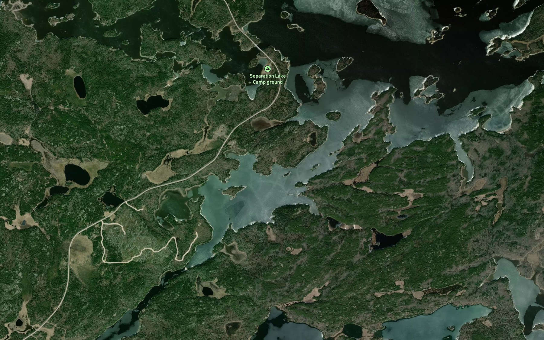 Satellite map of the FiordBay