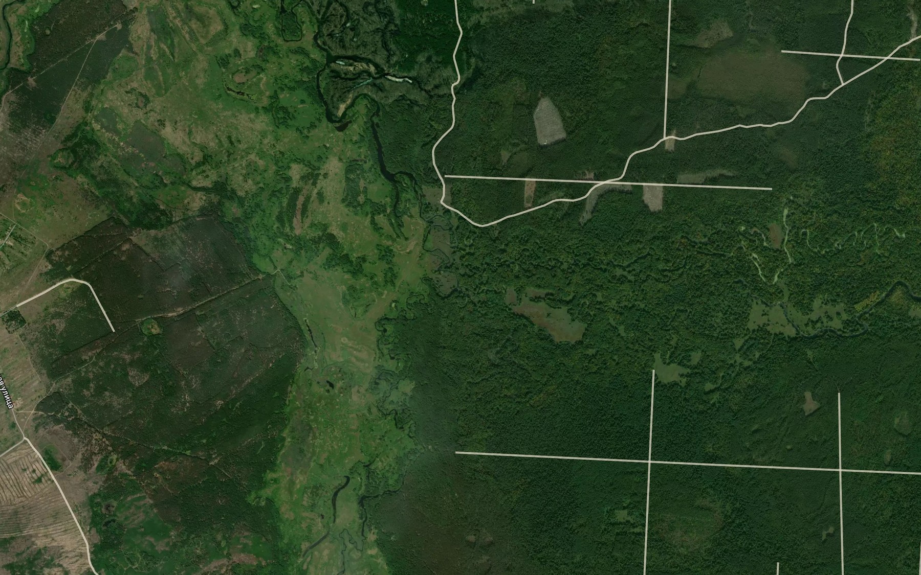 Satellite map of the Vindrey