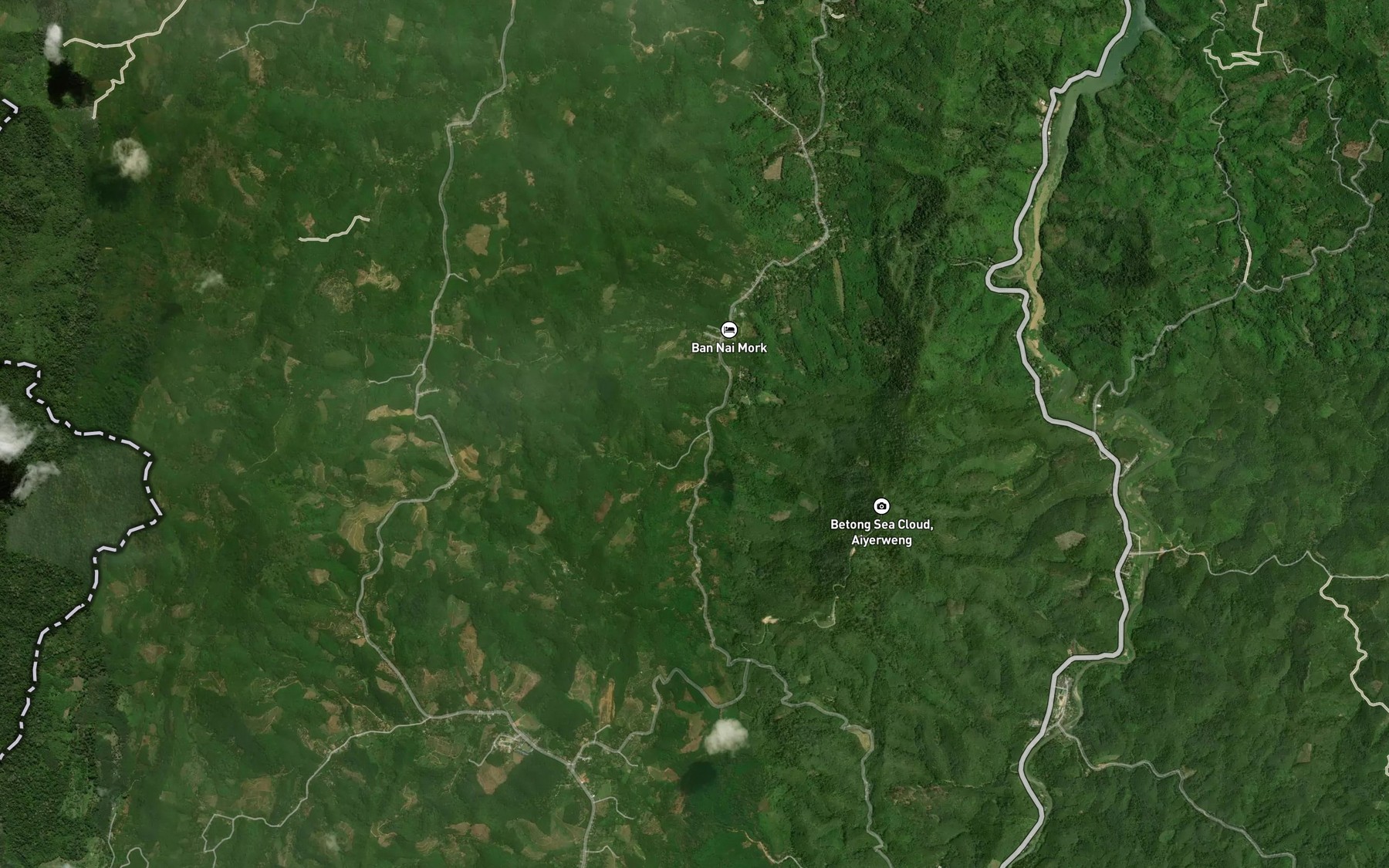Satellite map of the Ai Rakam