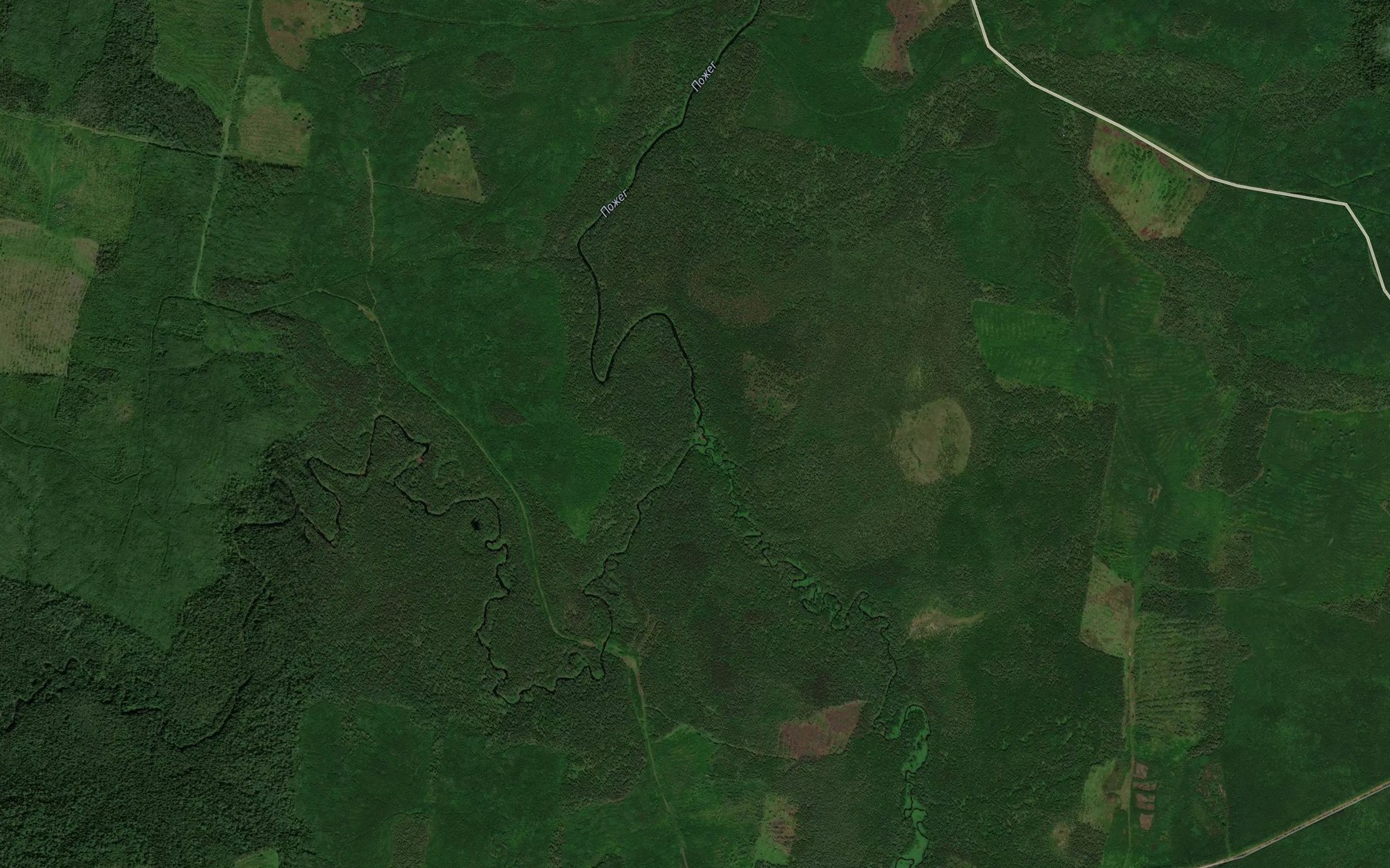 Satellite map of the Nilydz'