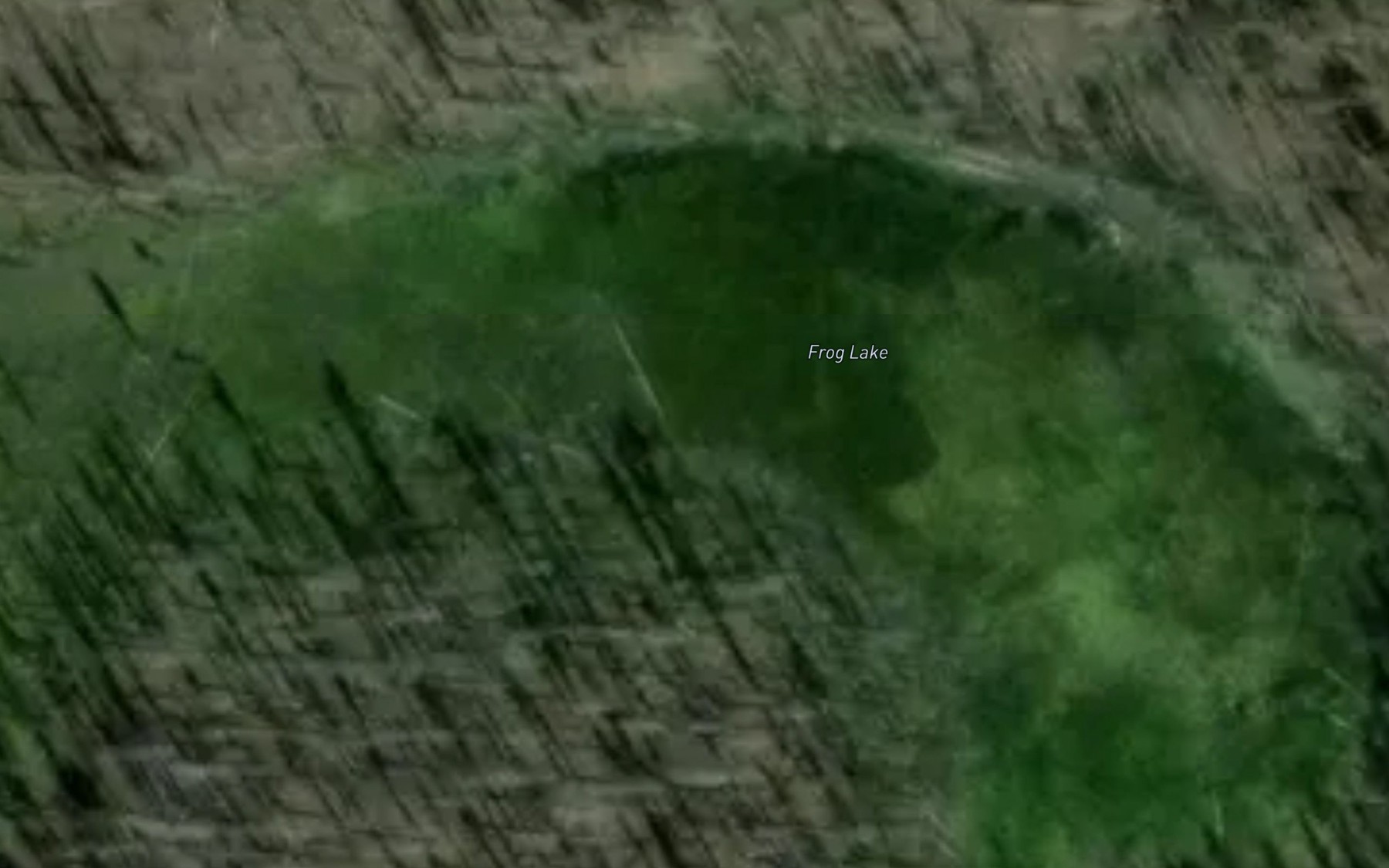 Satellite map of the Frog Lake