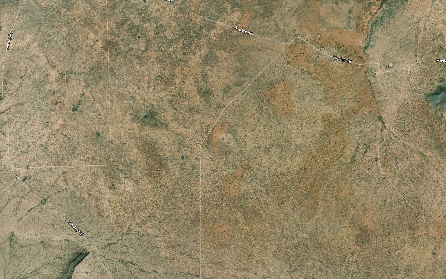 Satellite map of the Milner Lake