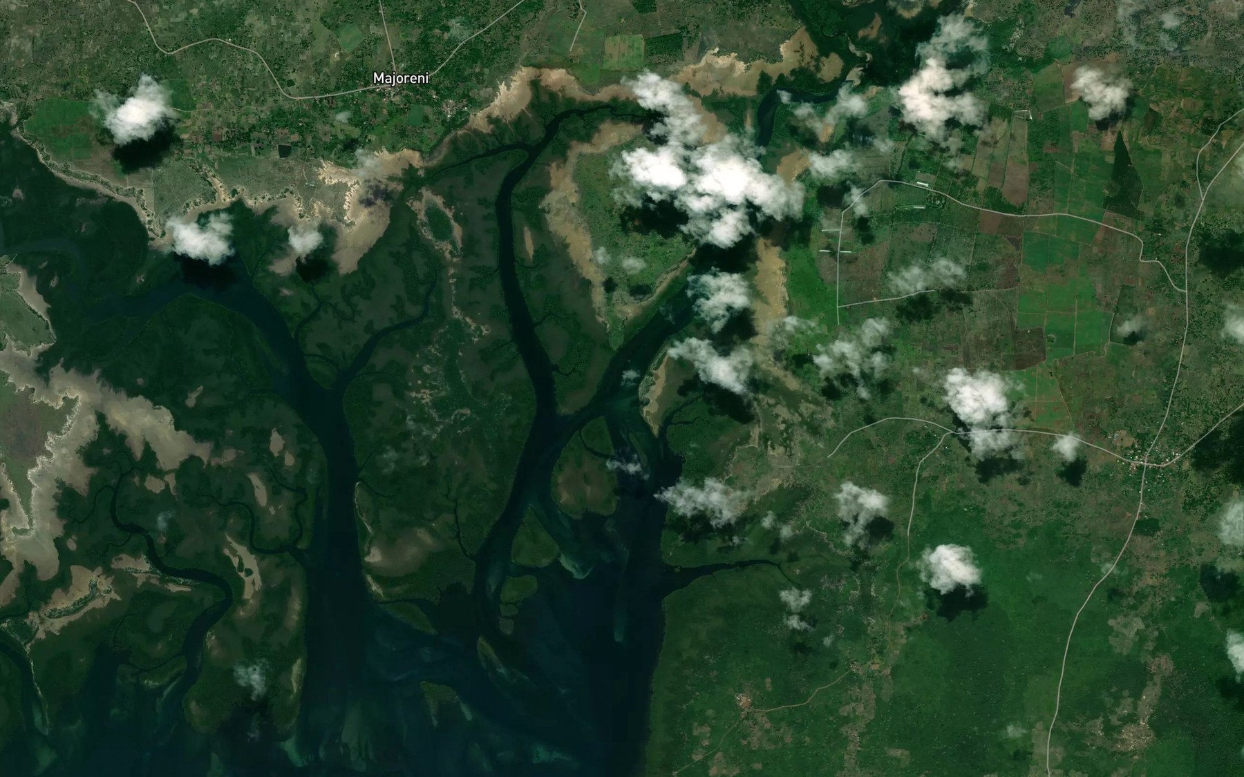 Satellite map of the Mto Pongwe