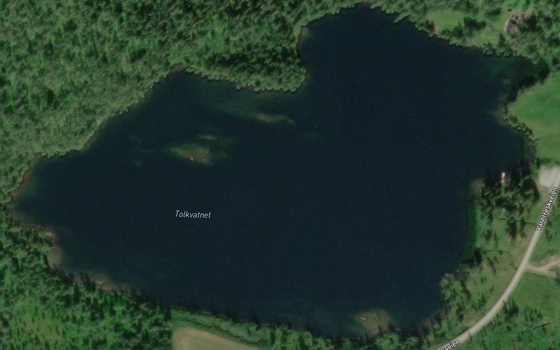 Satellite map of the Tolkvatnet