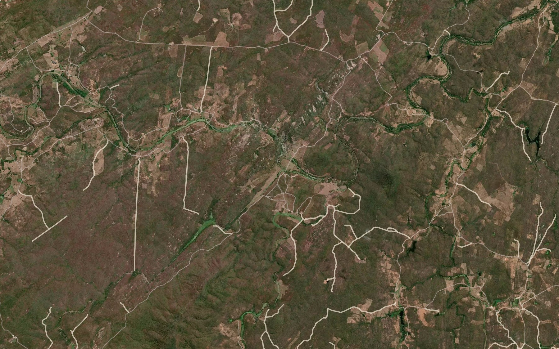 Satellite map of the Riacho Caconde