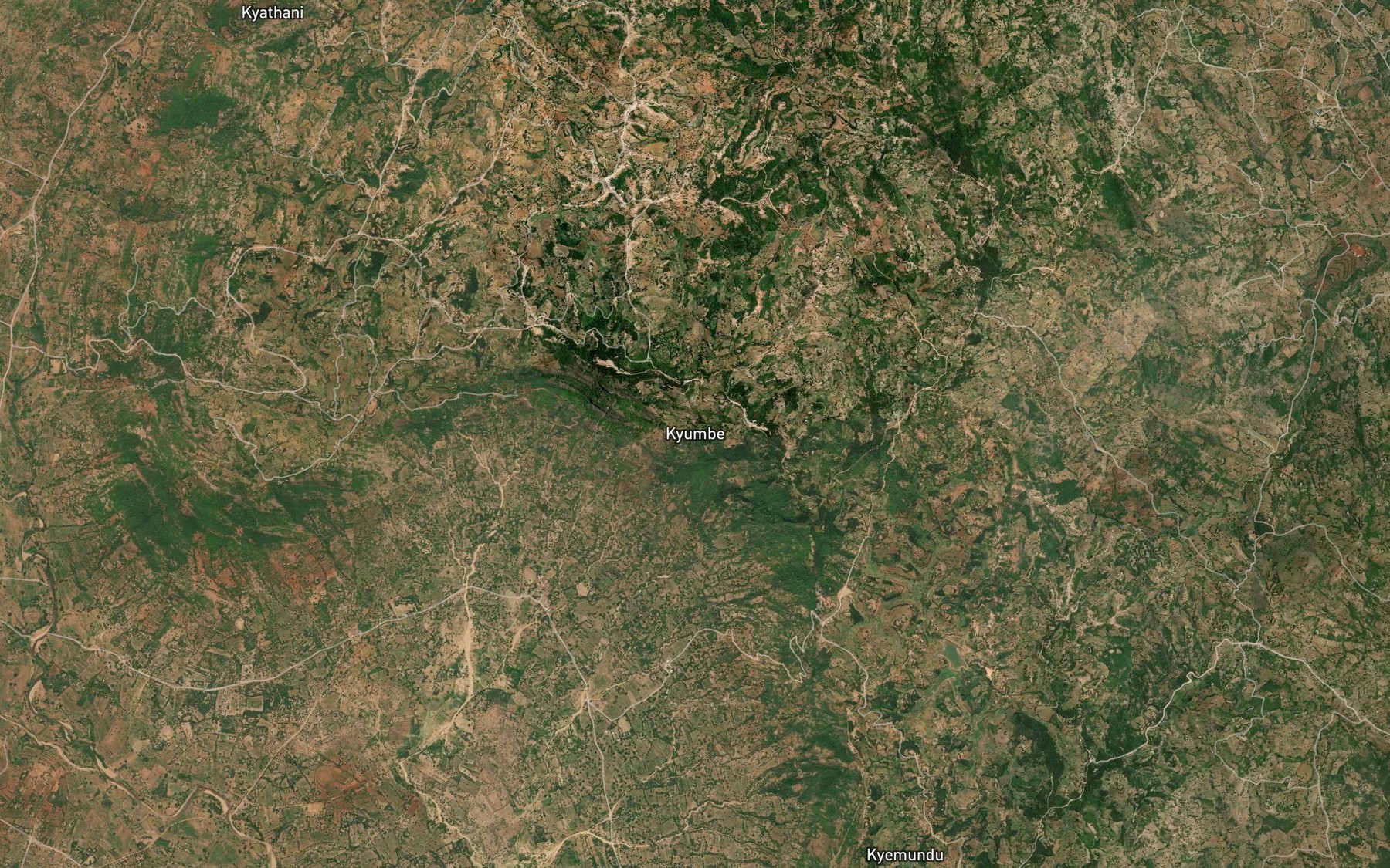 Satellite map of the Muua