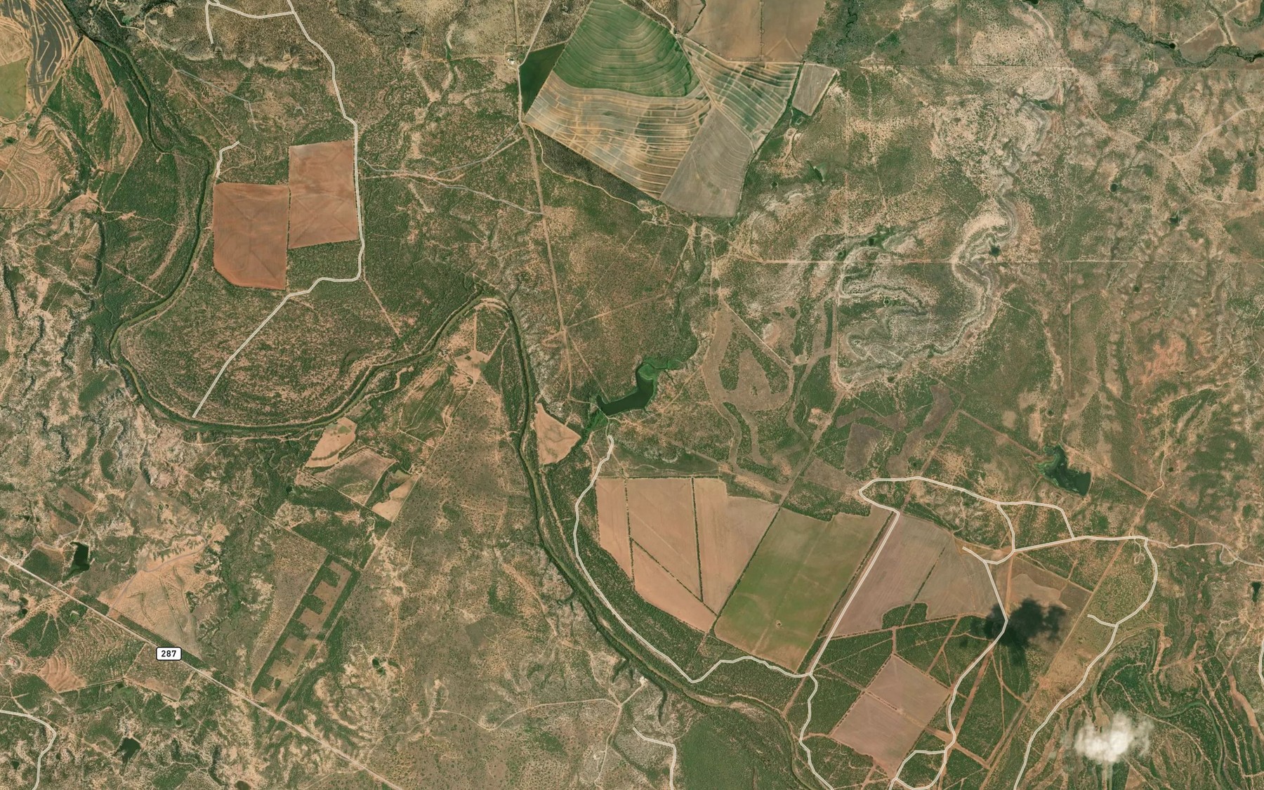 Satellite map of the Lloyd Lake