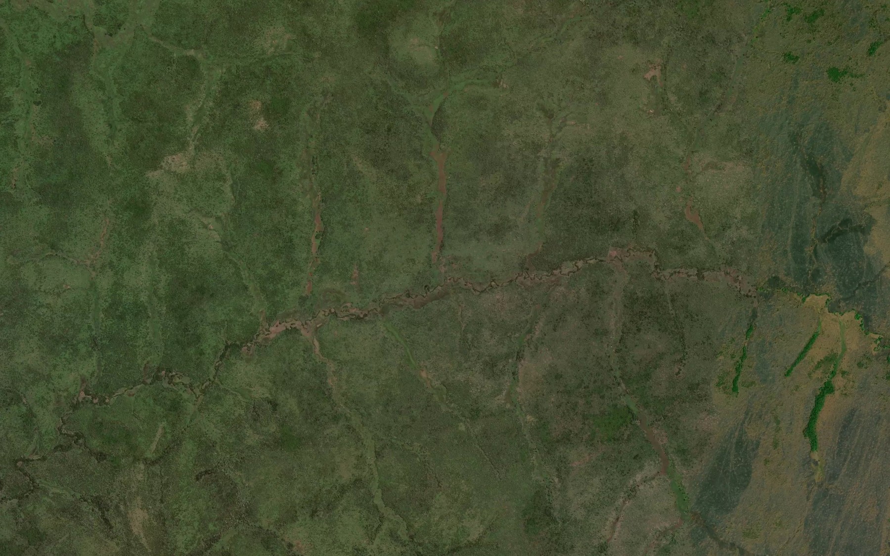 Satellite map of the Nangbende