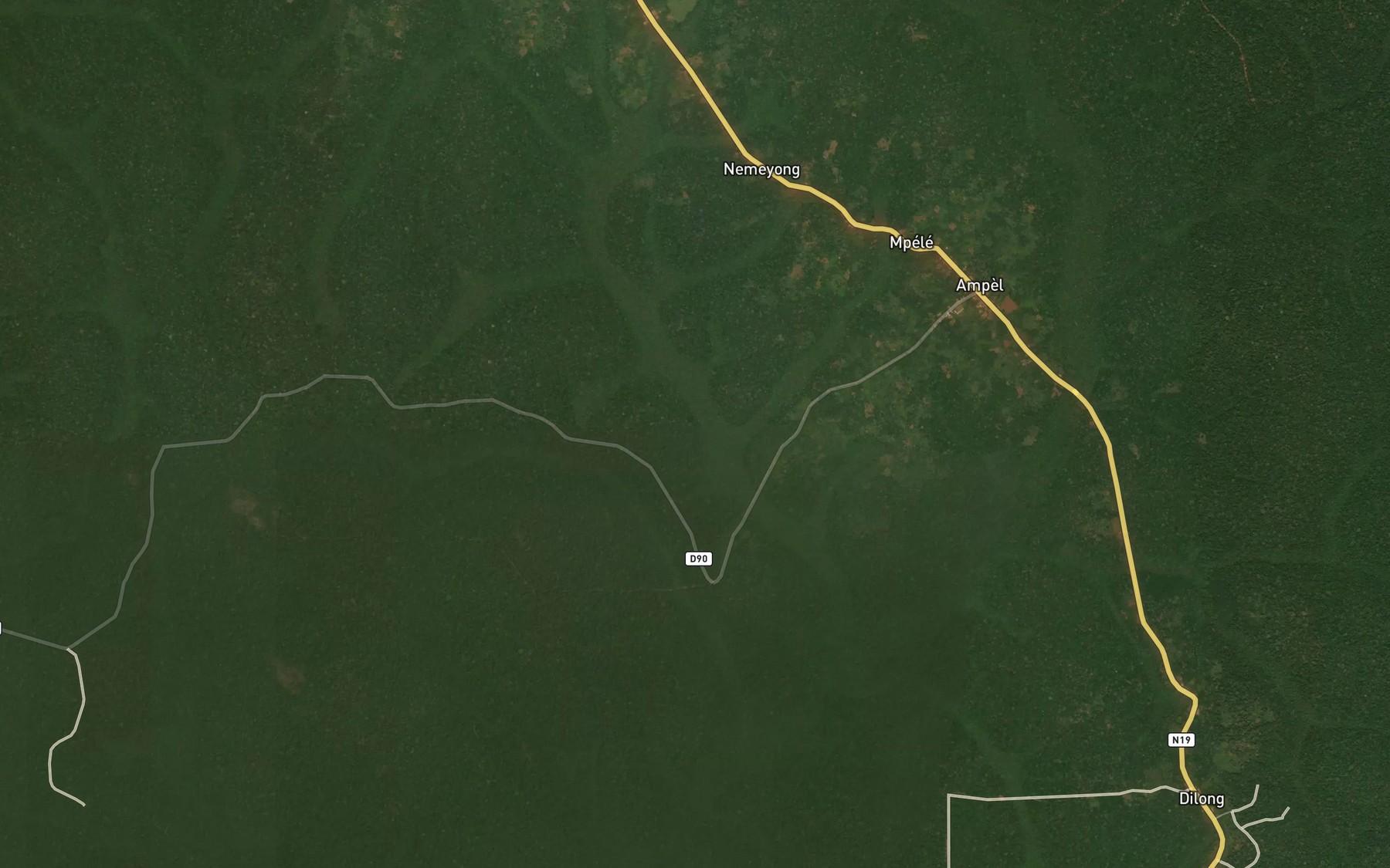 Satellite map of the Moinkol