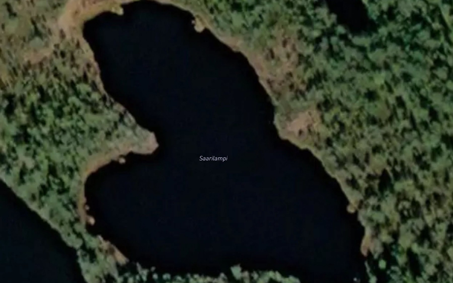 Satellite map of the Saarilampi