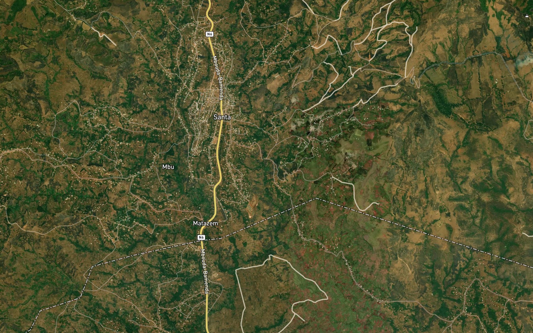 Satellite map of the Nki Jude