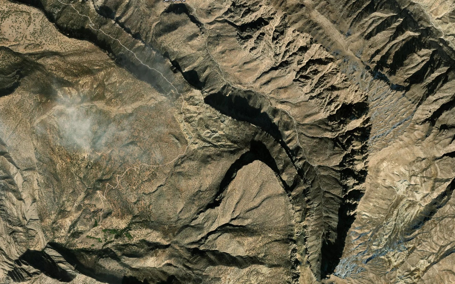 Satellite map of the Cheshmeh-ye Gol Zardi