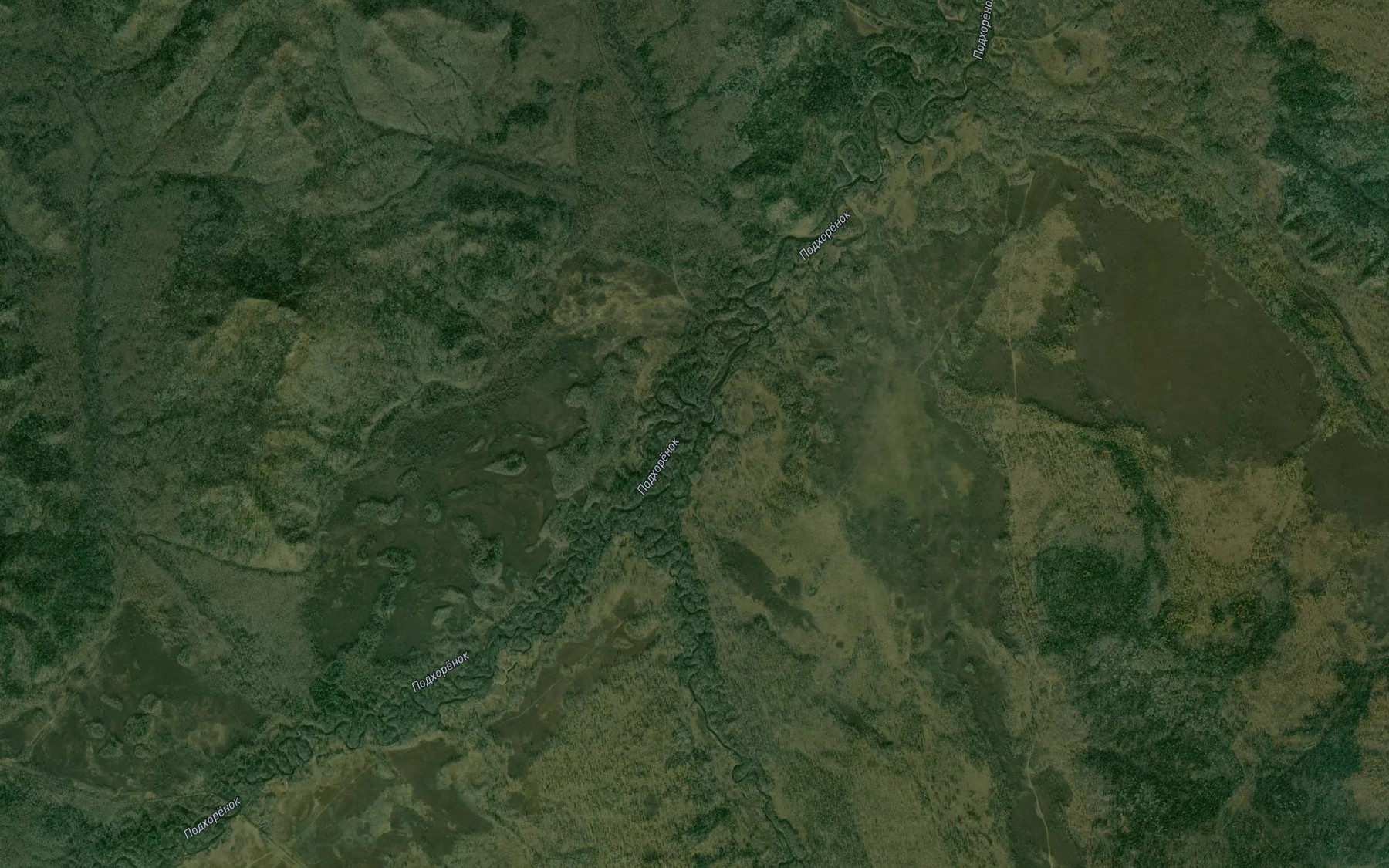 Satellite map of the Kornistyy