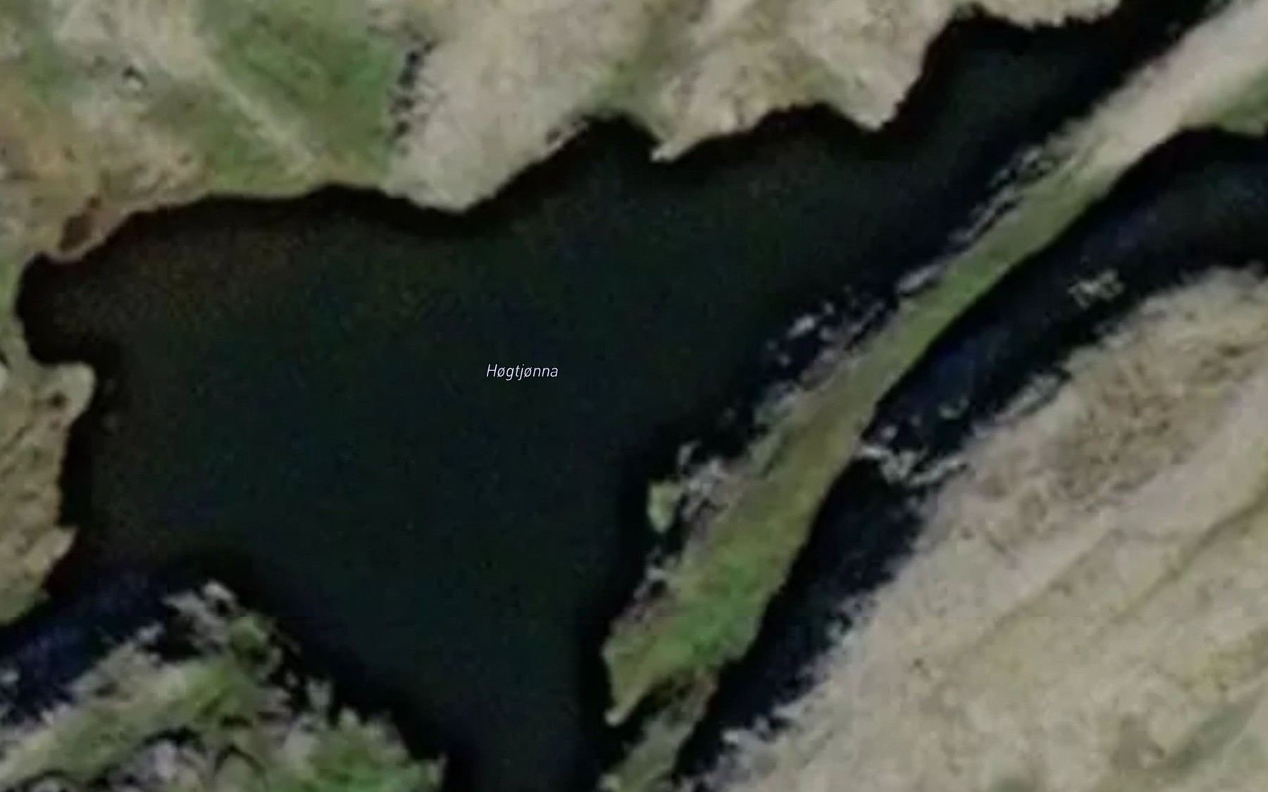 Satellite map of the Hogtjorna