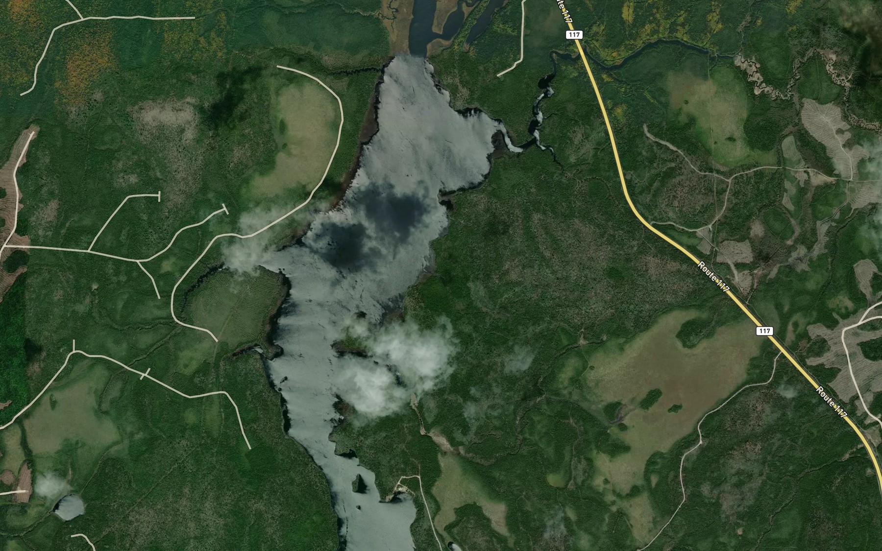 Satellite map of the Baie Wickwagan