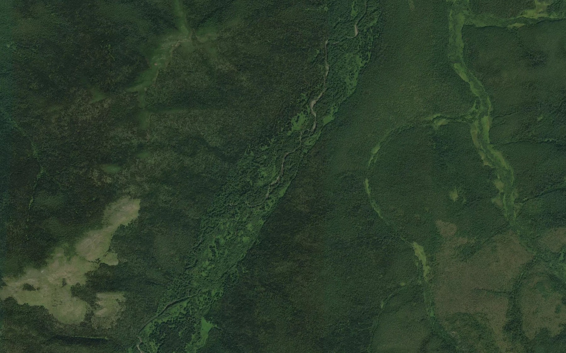 Satellite map of the Utannak