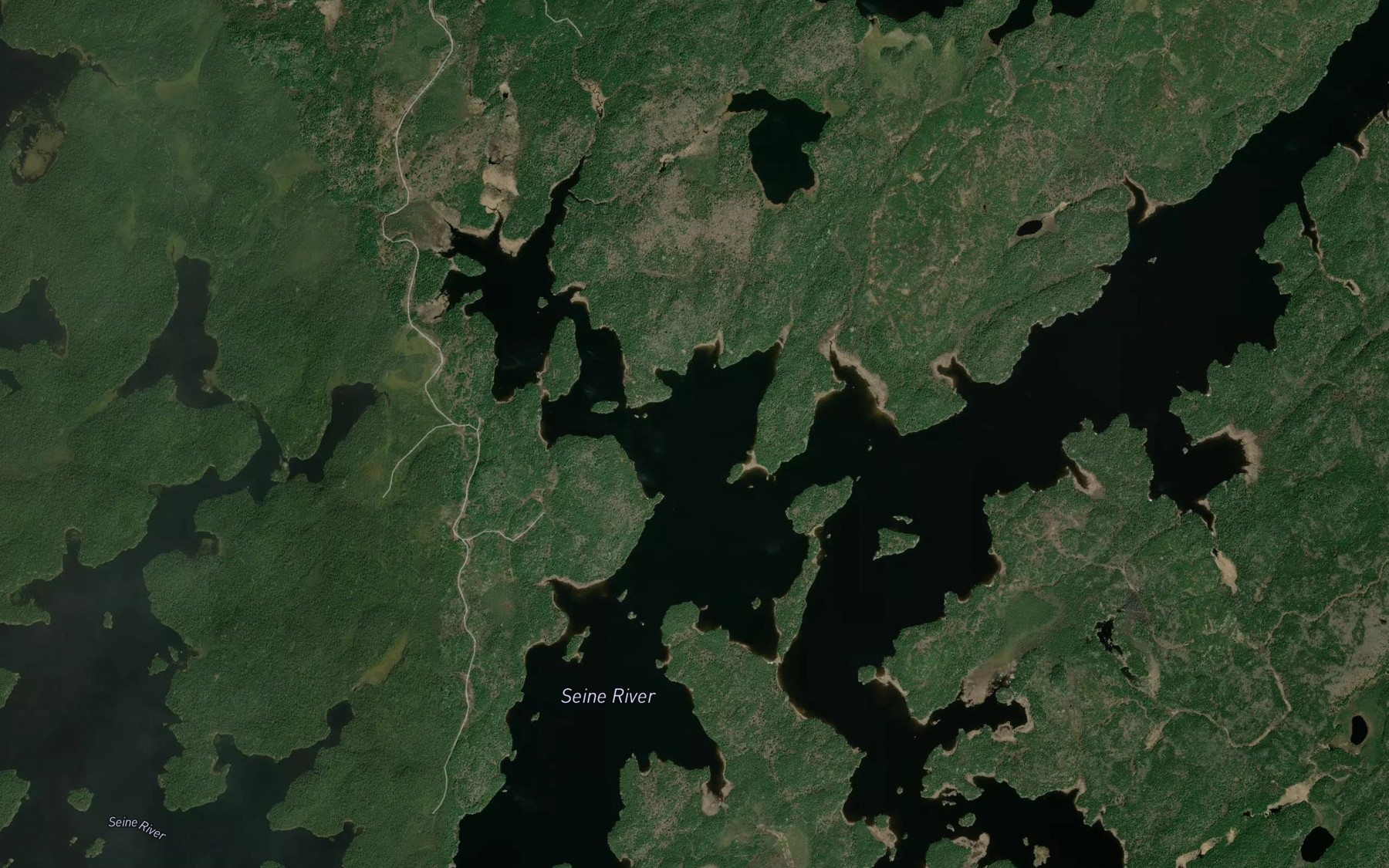 Satellite map of the Light Bay