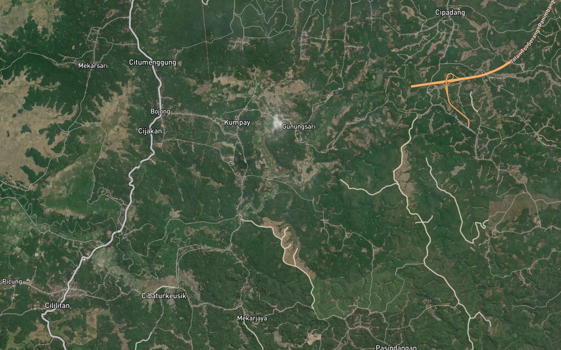Satellite map of the Ci Saire