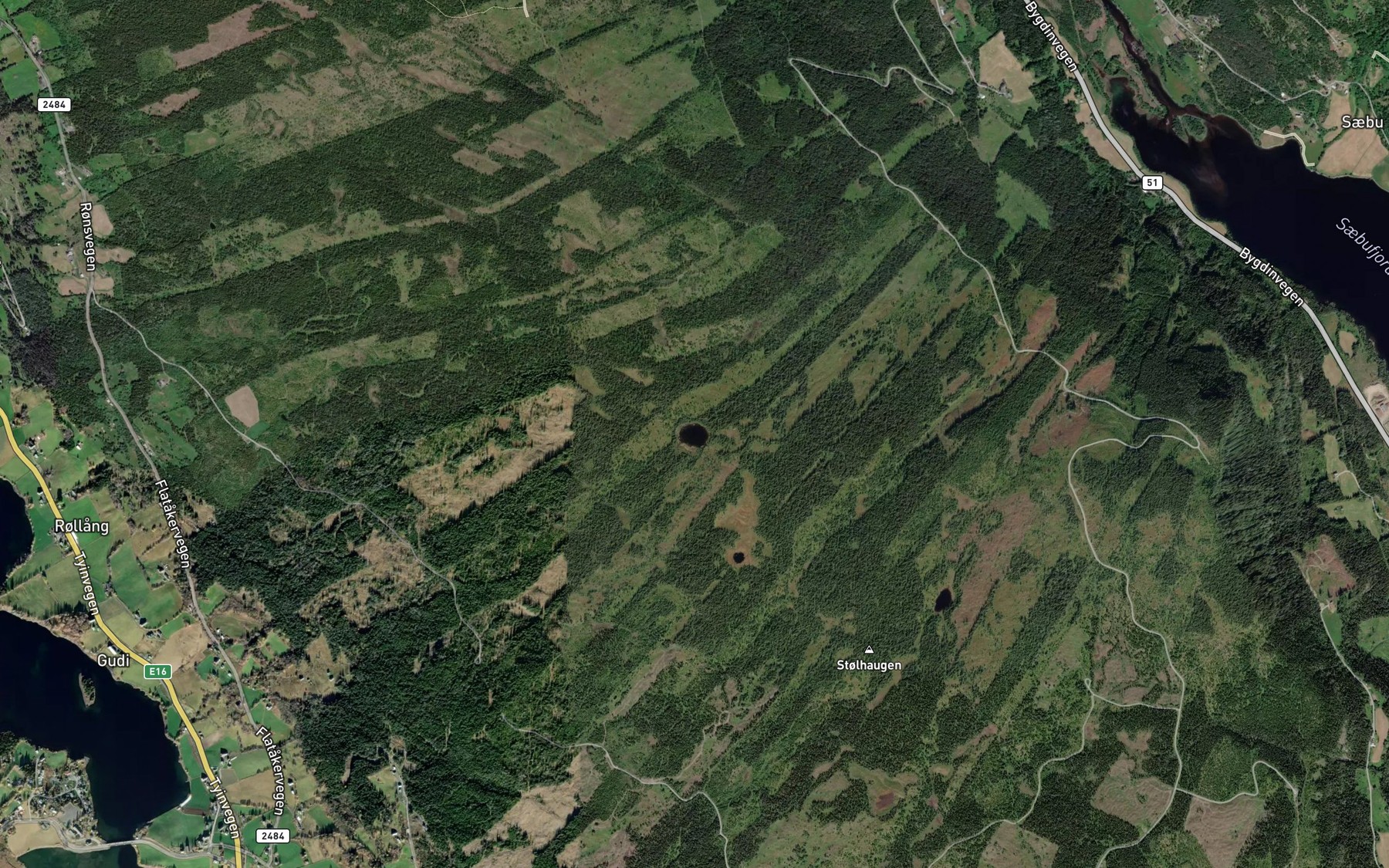 Satellite map of the Goestjednet