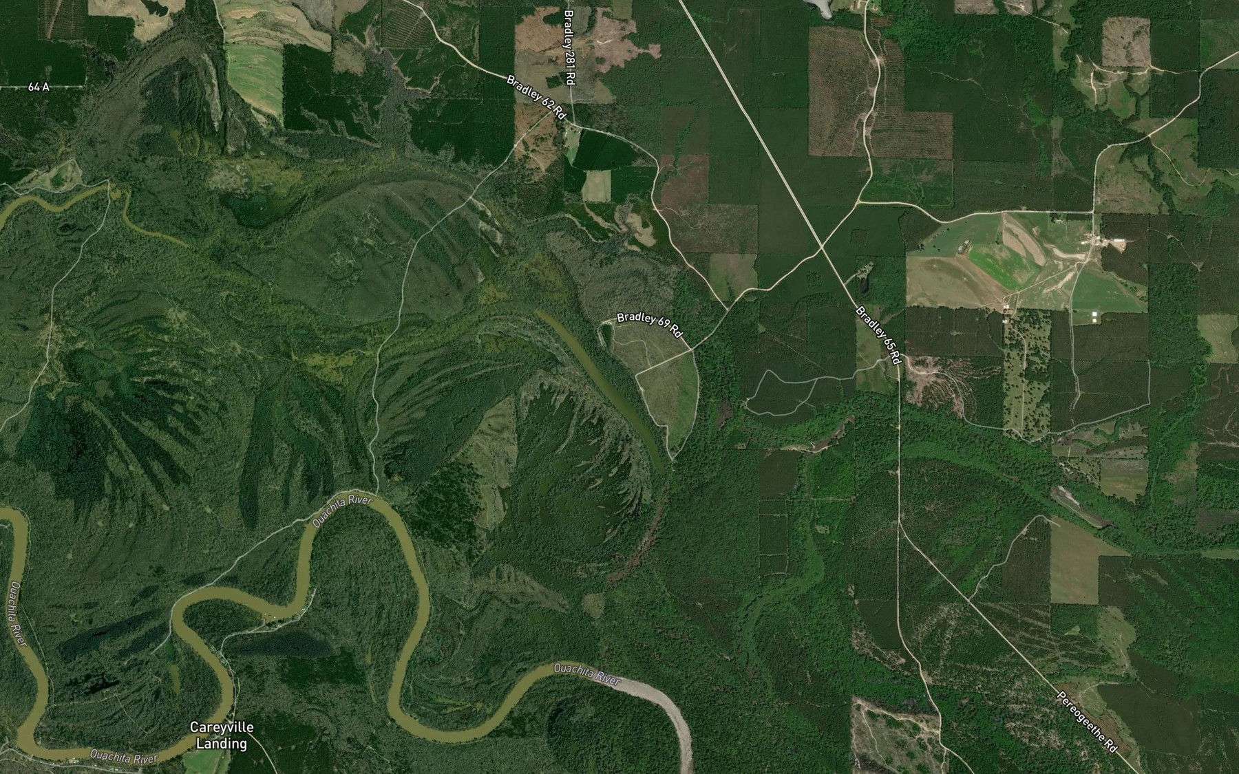 Satellite map of the Green Lake