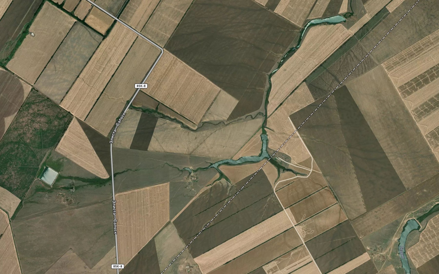 Satellite map of the Balka Pshenichnaya