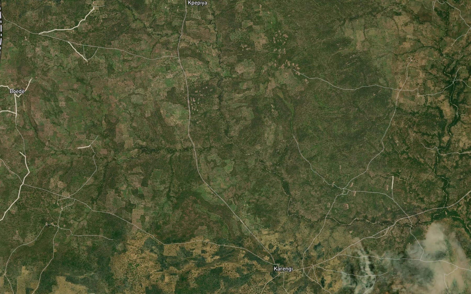 Satellite map of the River Swaida
