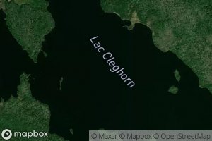 Satellite map of the Lac Cleghorn