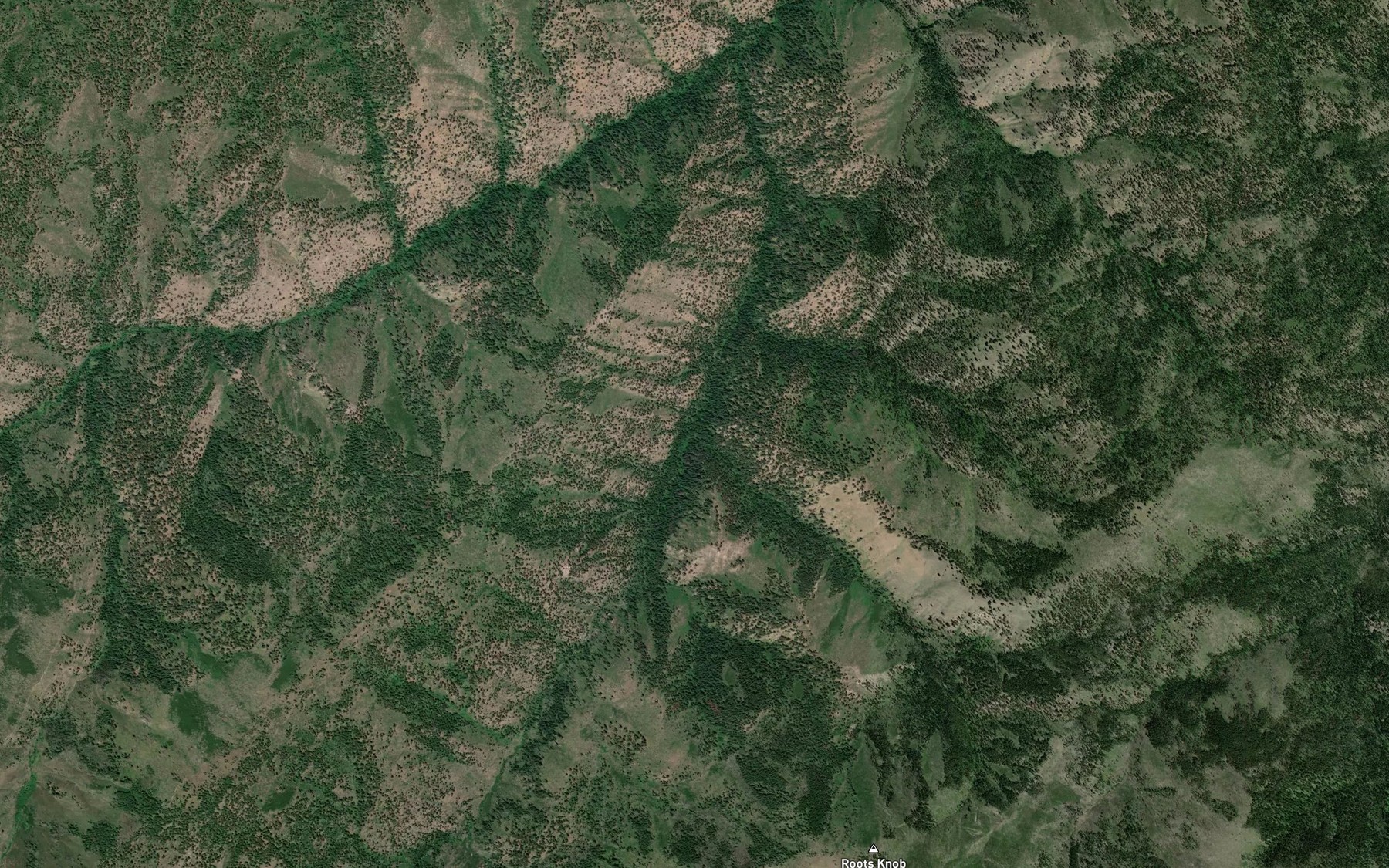 Satellite map of the My Creek