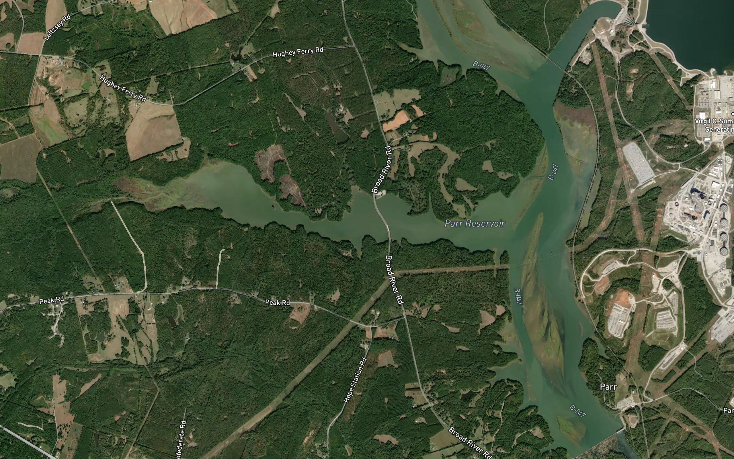 Parr Shoals Reservoir