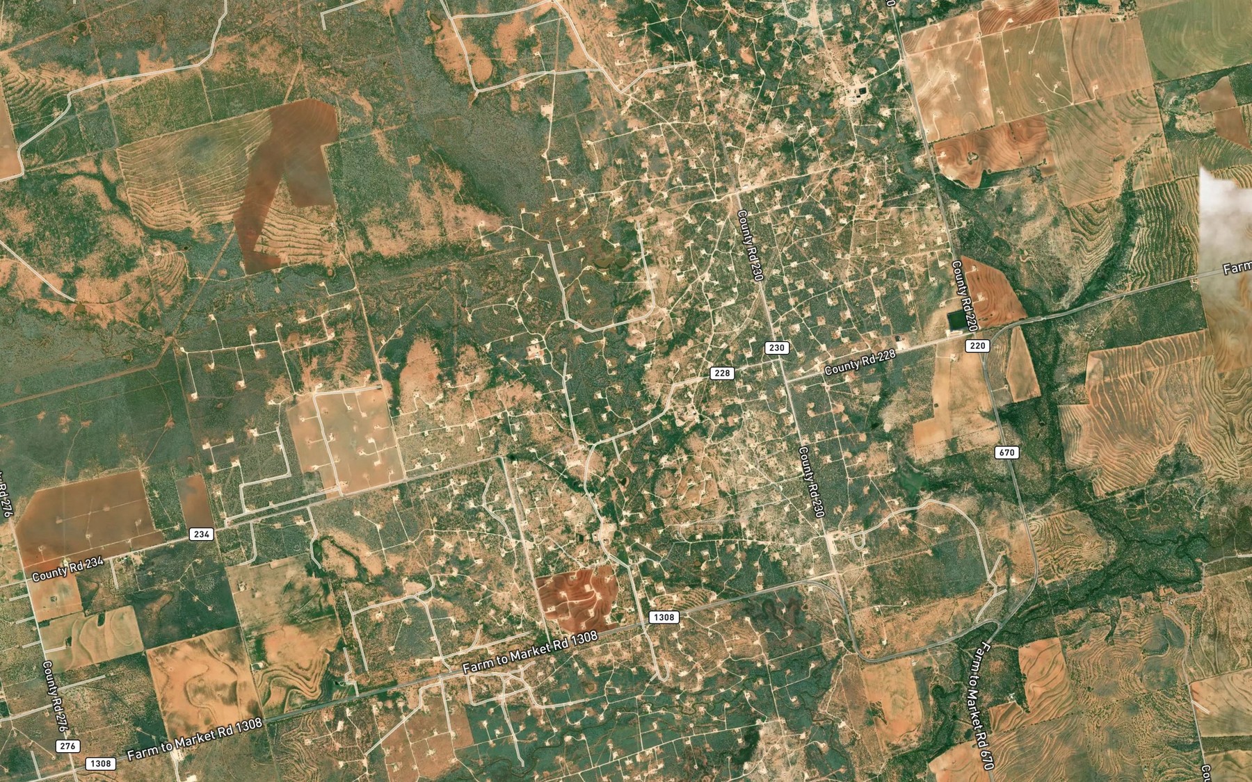 Satellite map of the North Branch Hasting Creek