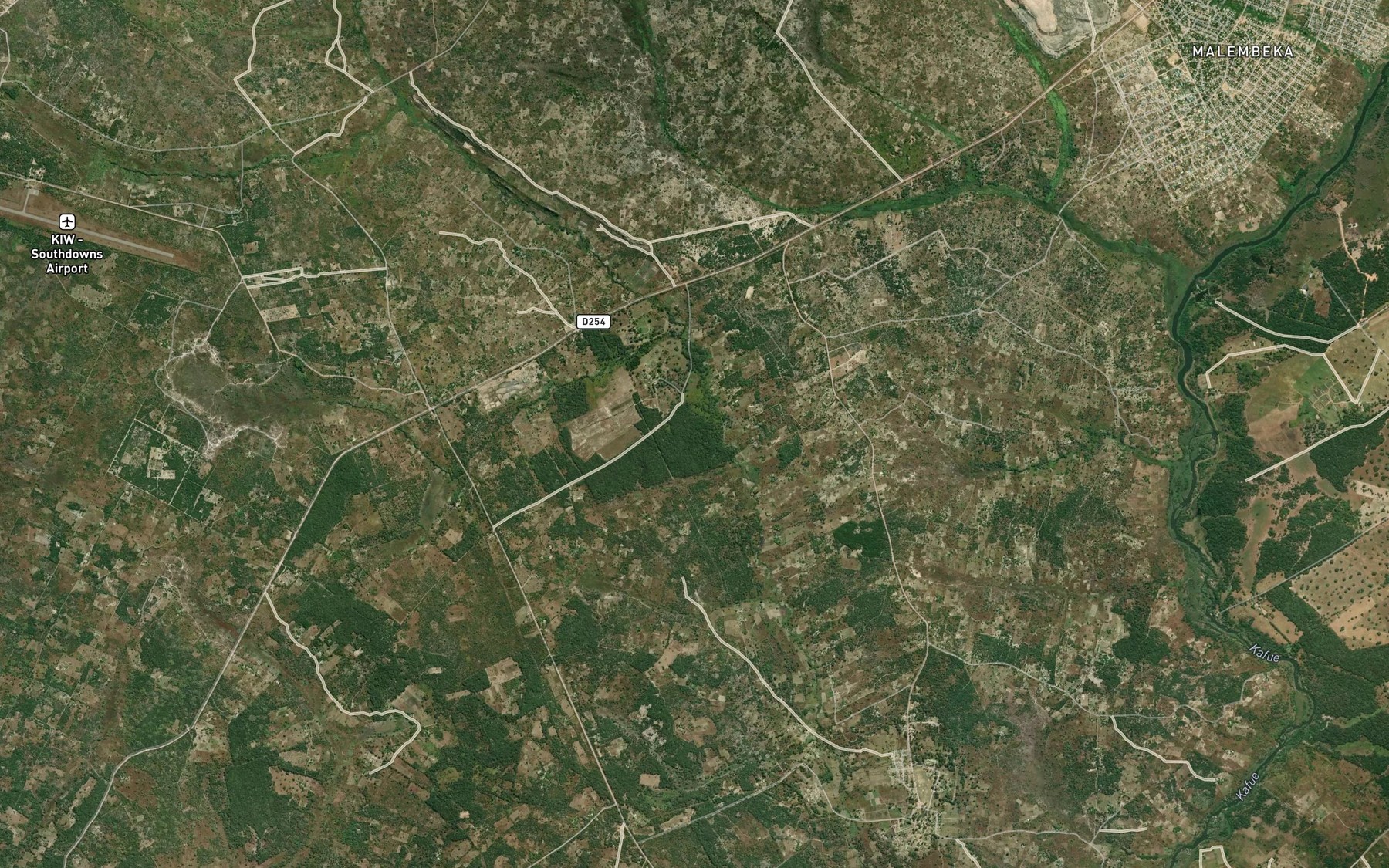 Satellite map of the Kamabanda