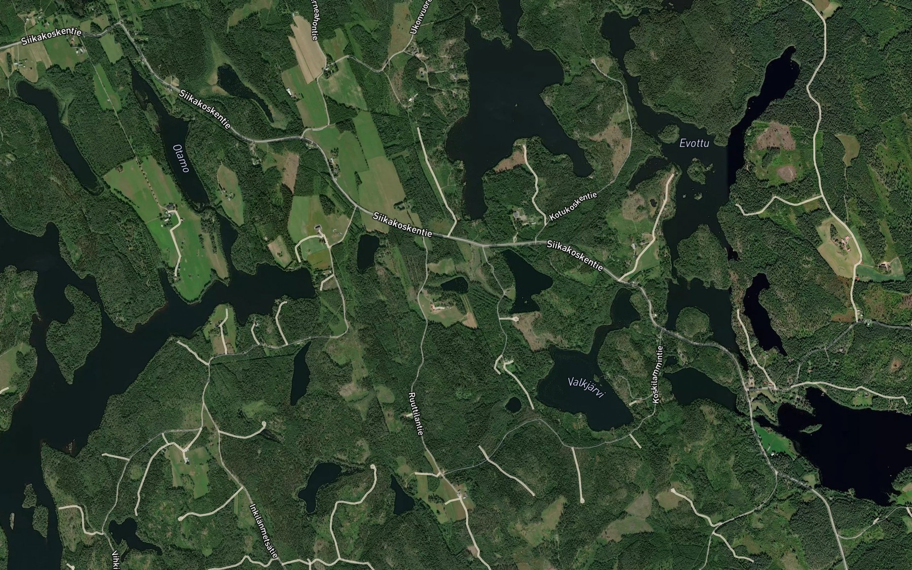 Satellite map of the Haukilampi