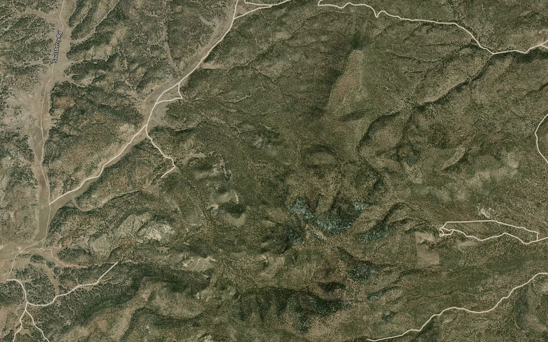 Satellite map of the Hidden Spring