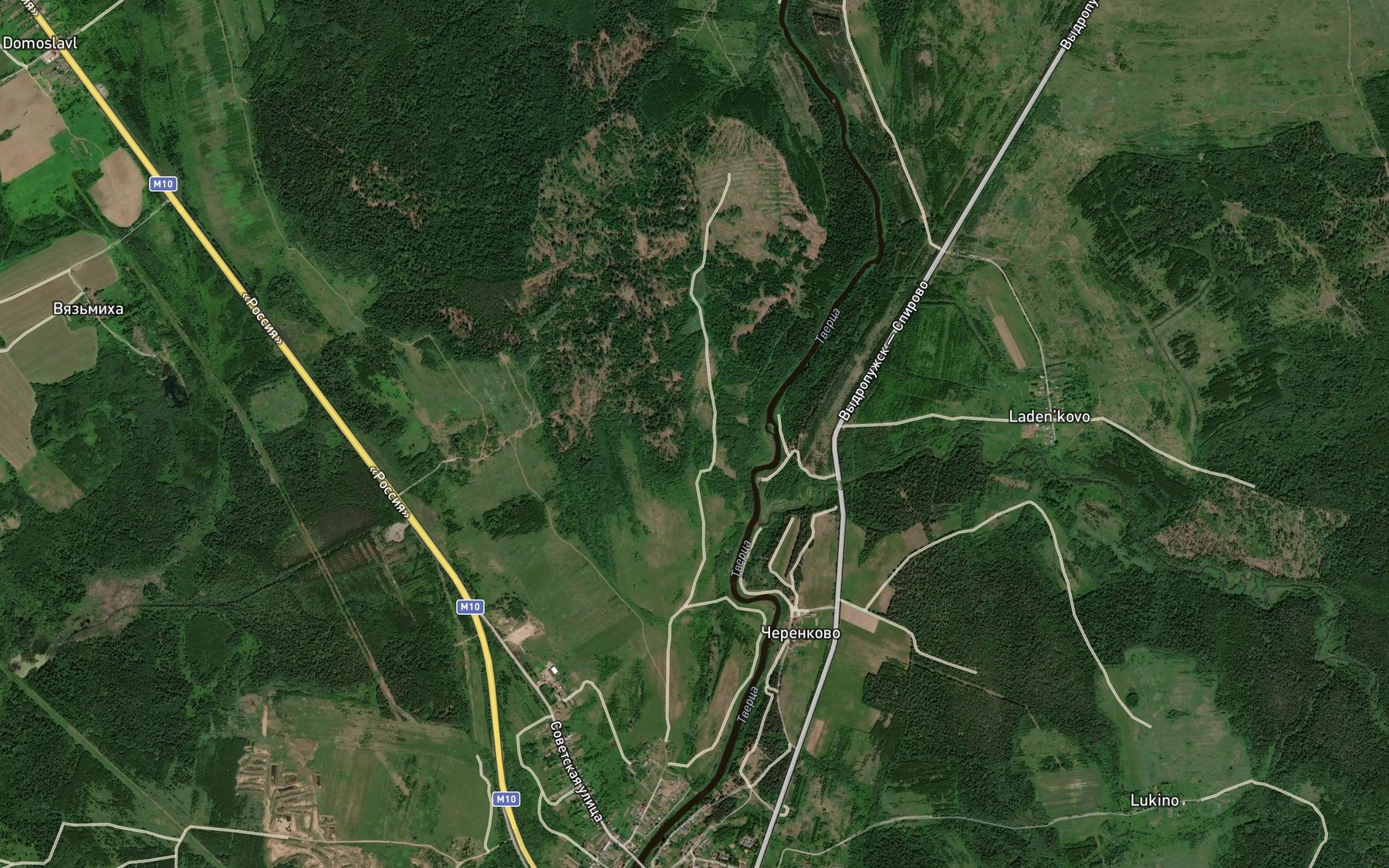 Satellite map of the Tigma