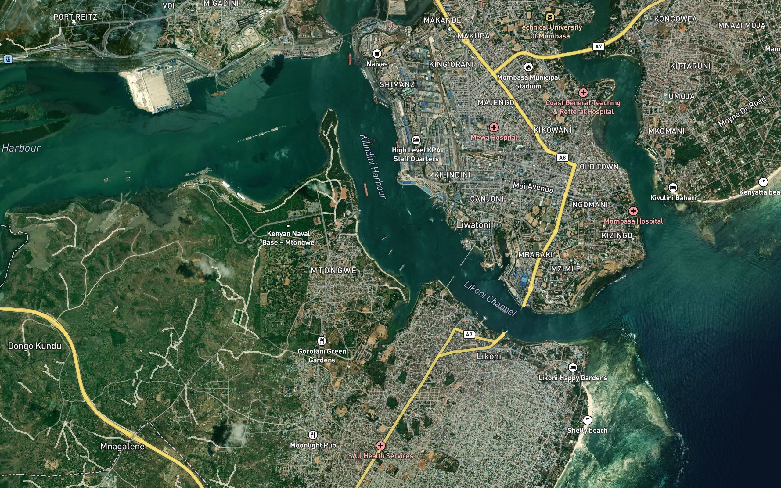 Kilindini Reefs (historical)