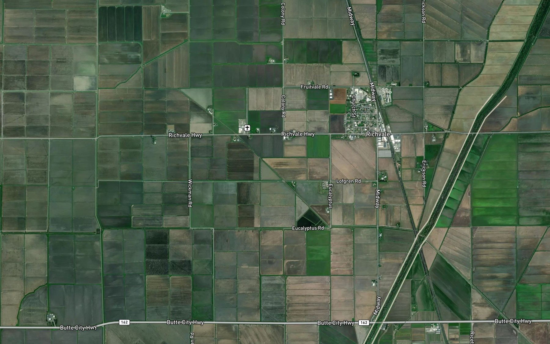 Satellite map of the High Gravity Lateral