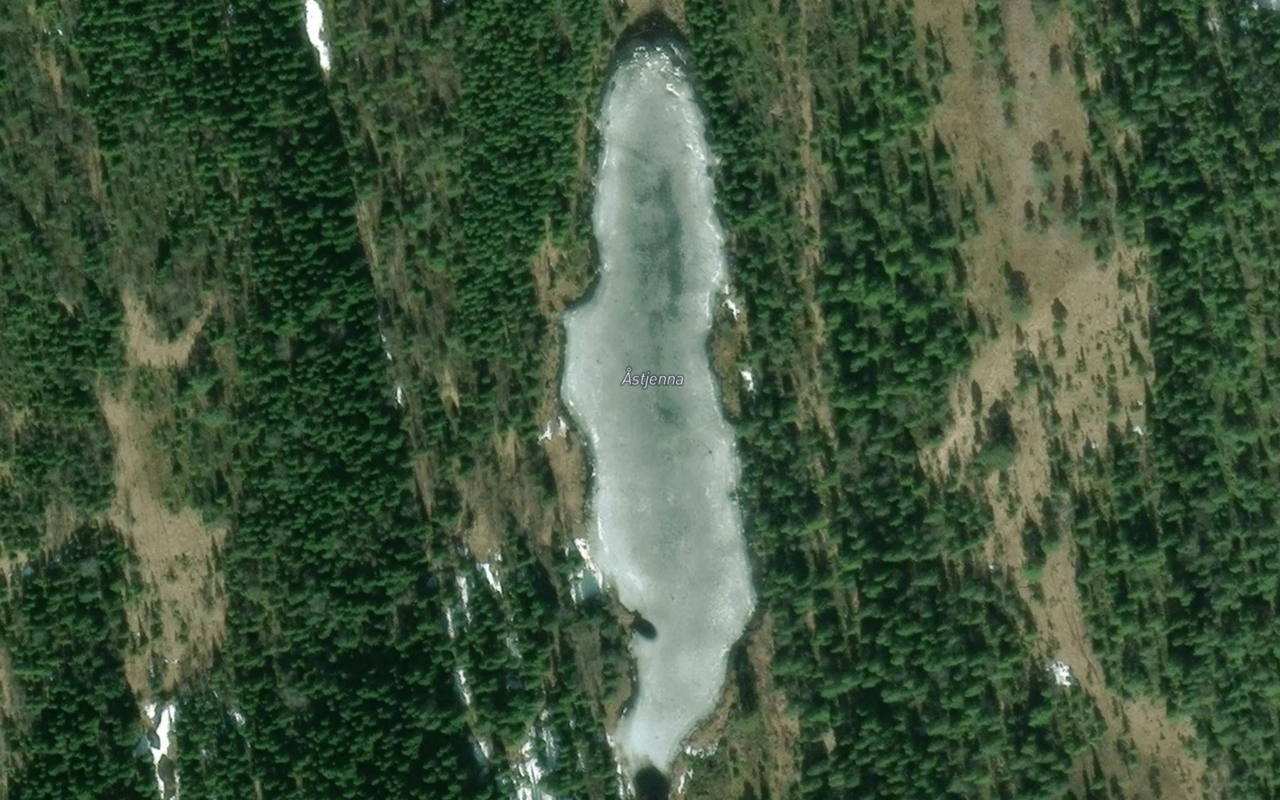 Satellite map of the Astjenna