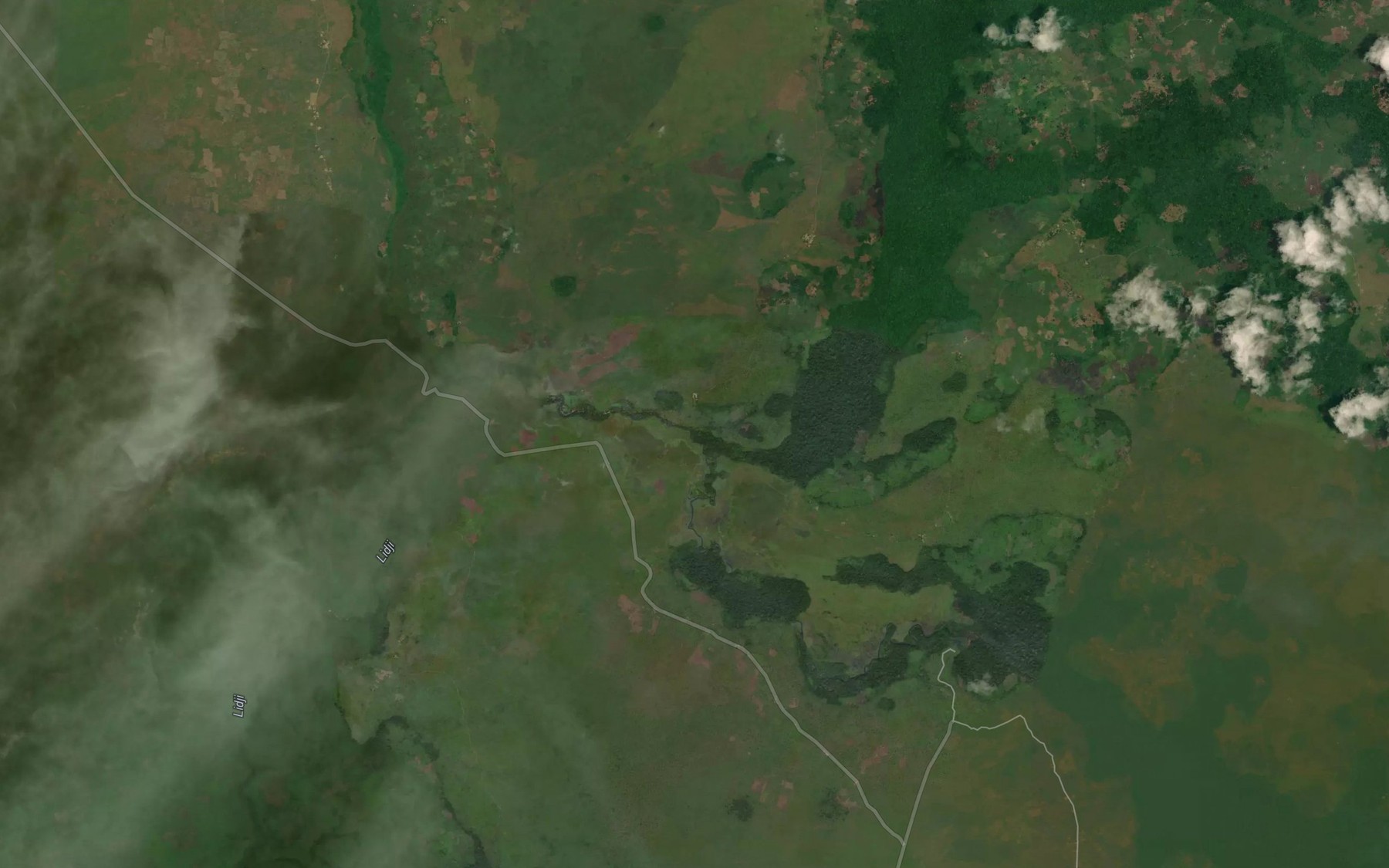 Satellite map of the Liswe