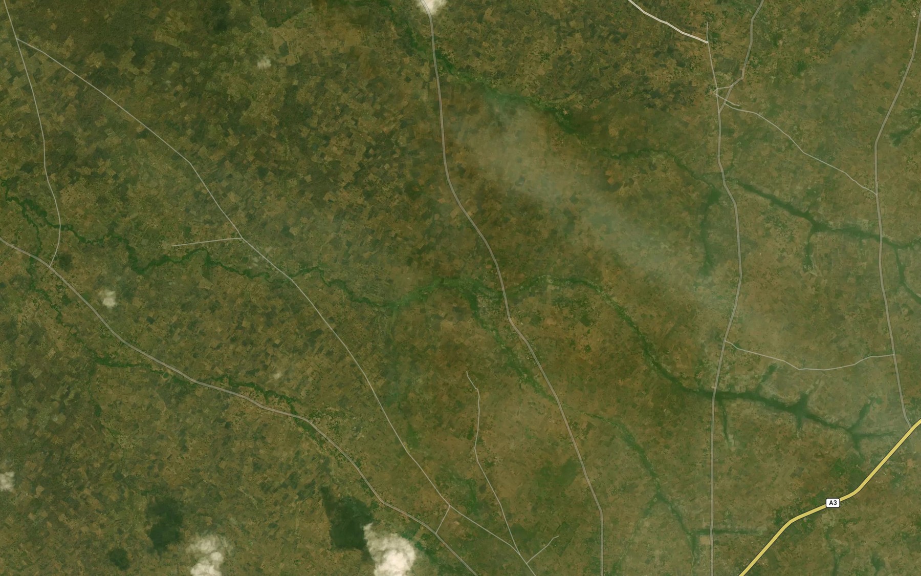 Satellite map of the River Udokor