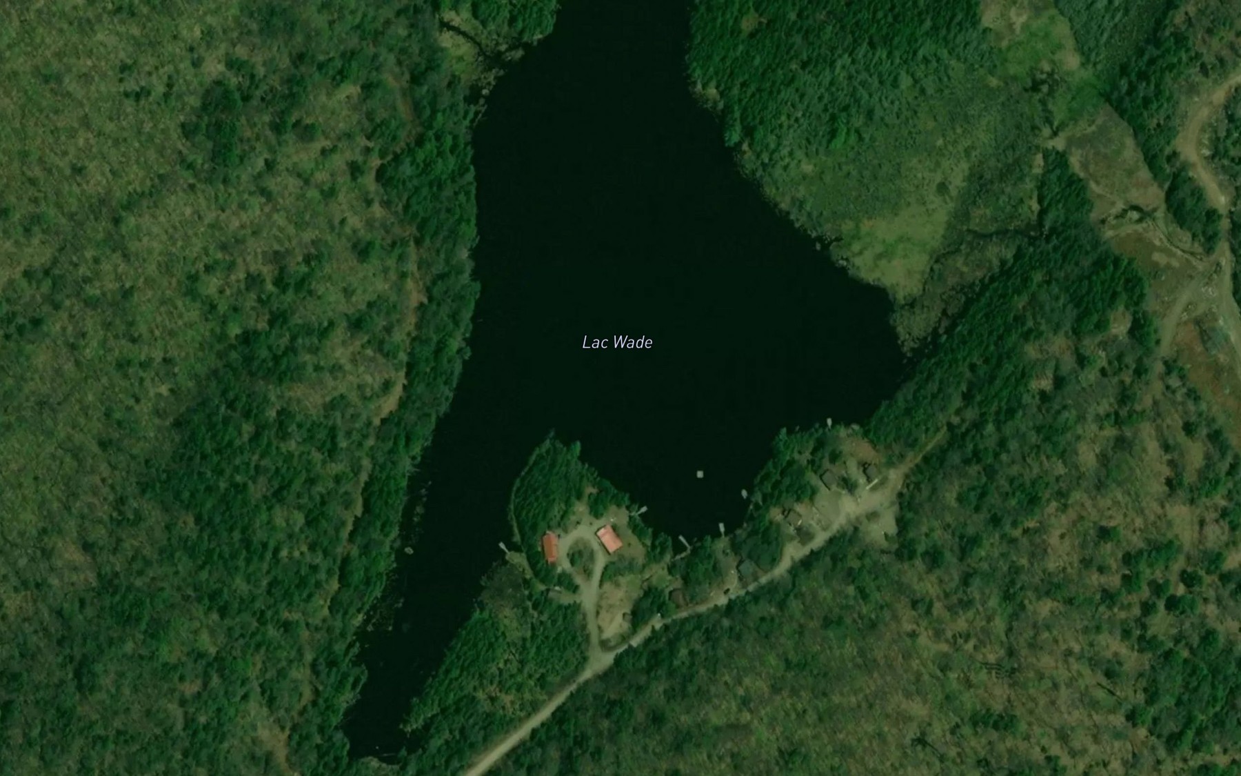 Satellite map of the Lac Wade